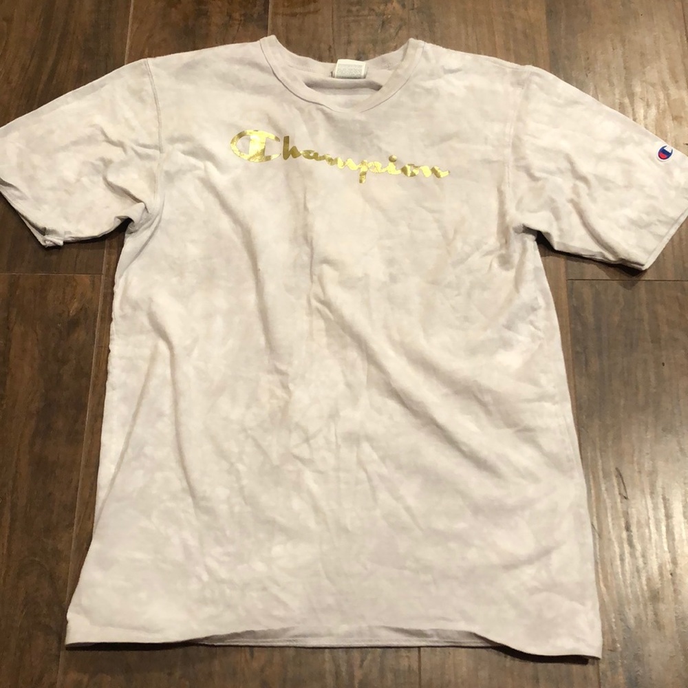Gray and White Champion Sweatshirt